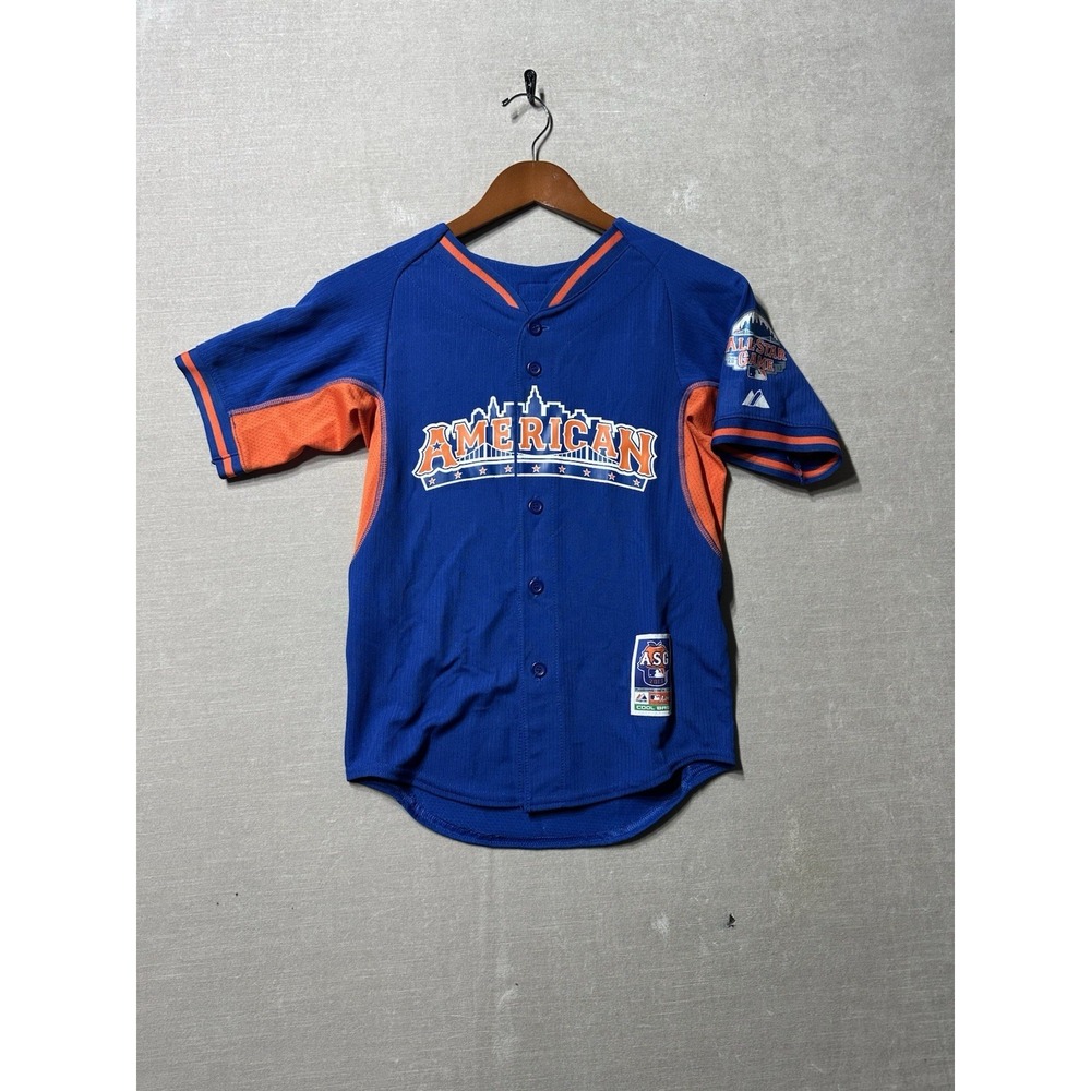 Majestic Jersey 2013 All Star Games American League AL Youth Jersey Small Blue